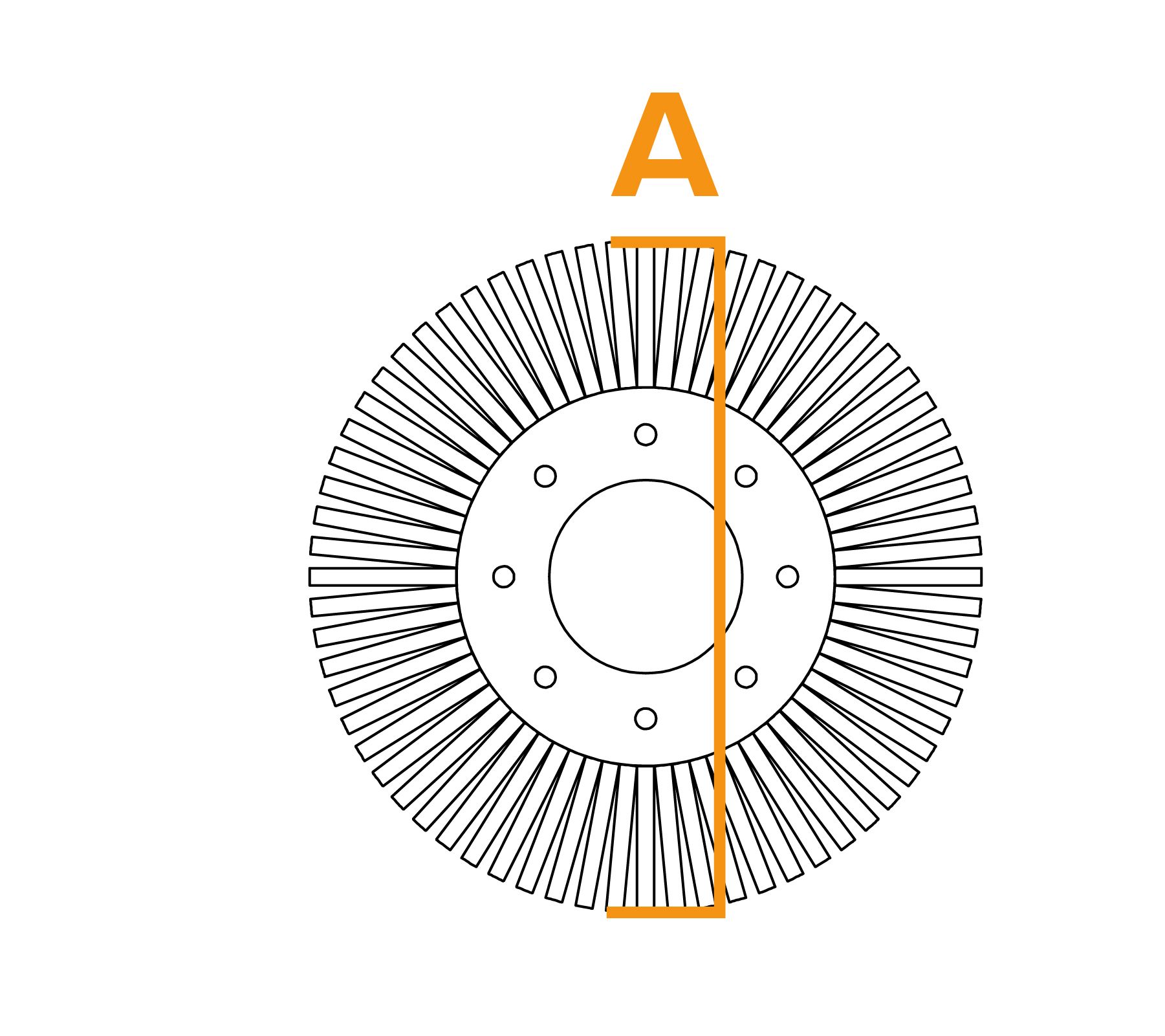 Solid Core Pencil Brush - Diagramm A.