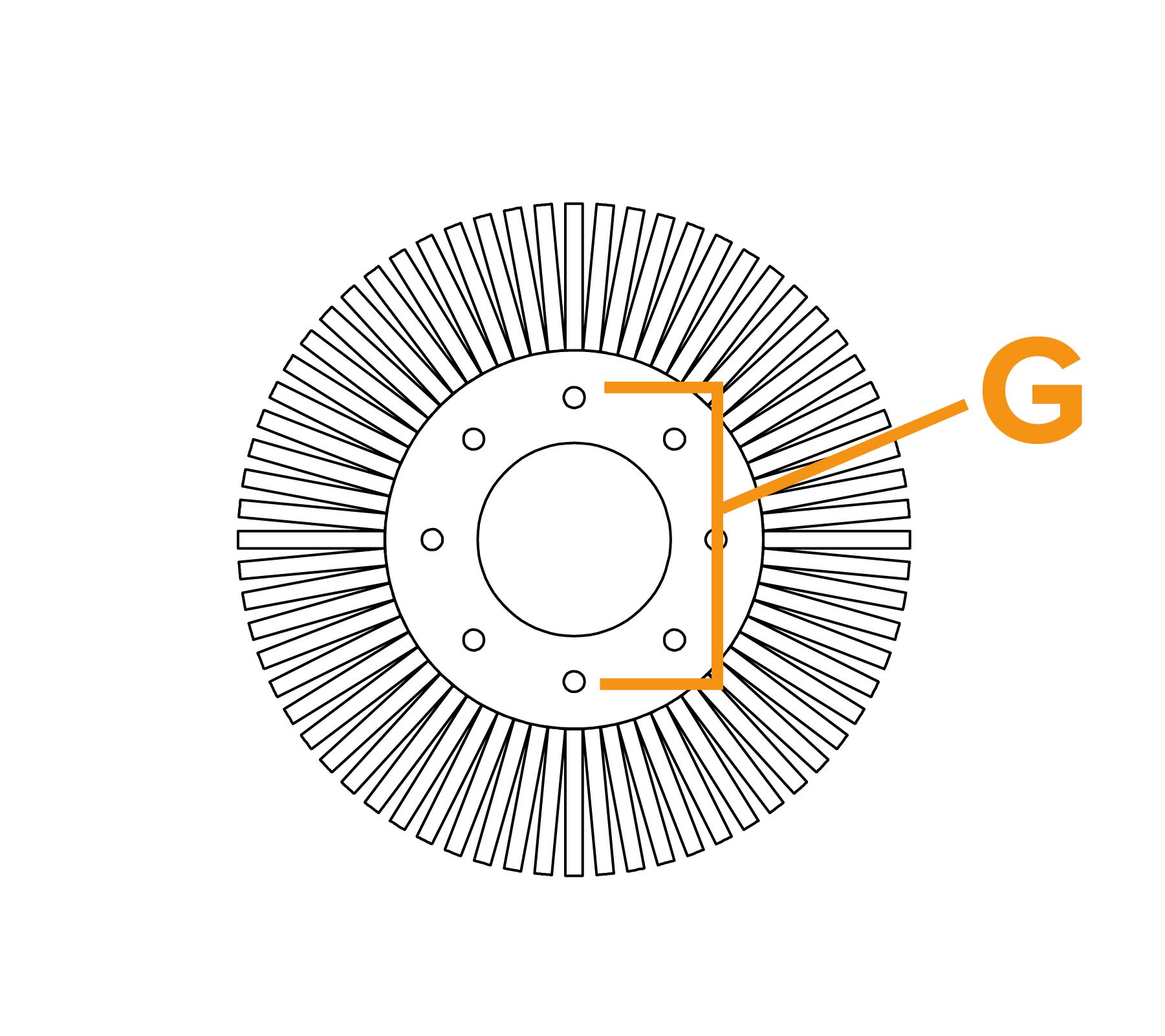 Solid Core Pencil Brush - Diagramm G.