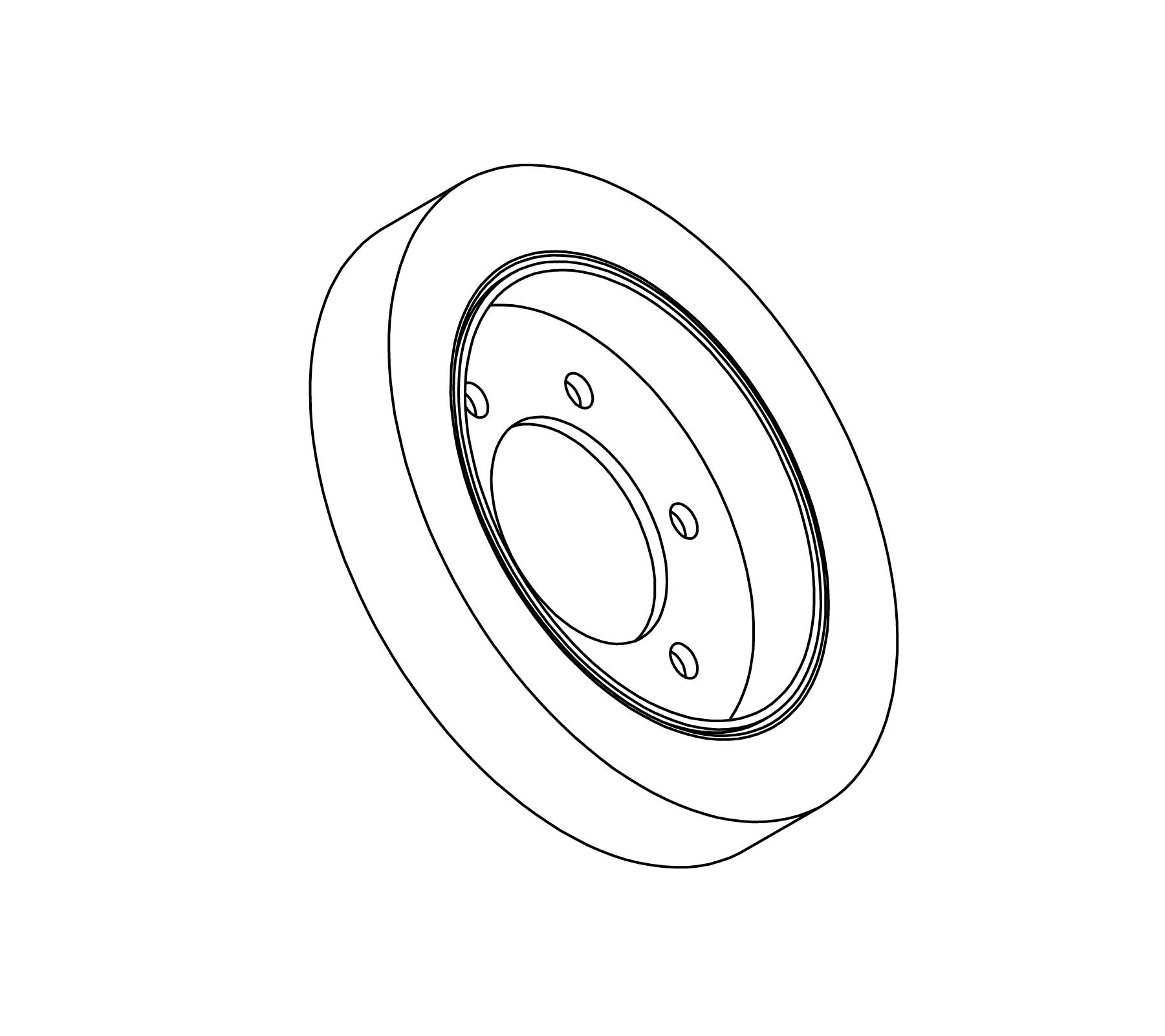 Flat Wire Flange Ring Brush